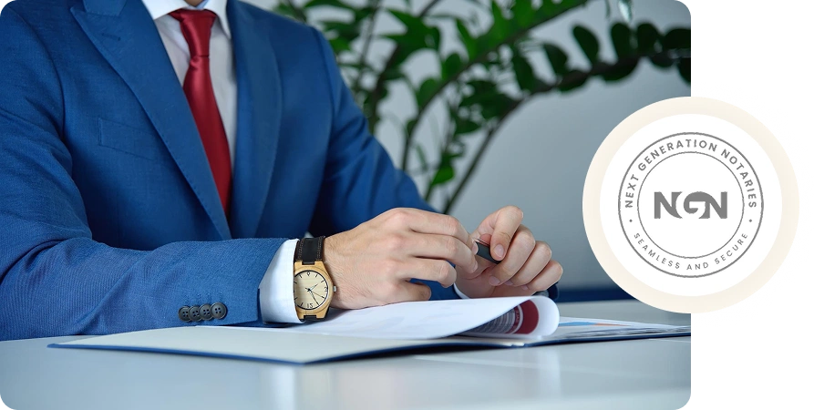 Legal document notary services